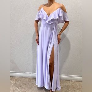 Fame and Partners Lilac Long Dress